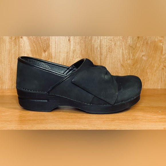 Dansko Pro Bow Black Nubuck Clog Slide Slip On Shoes Women’s EU 41 US 10.5-11. - Picture 2 of 9